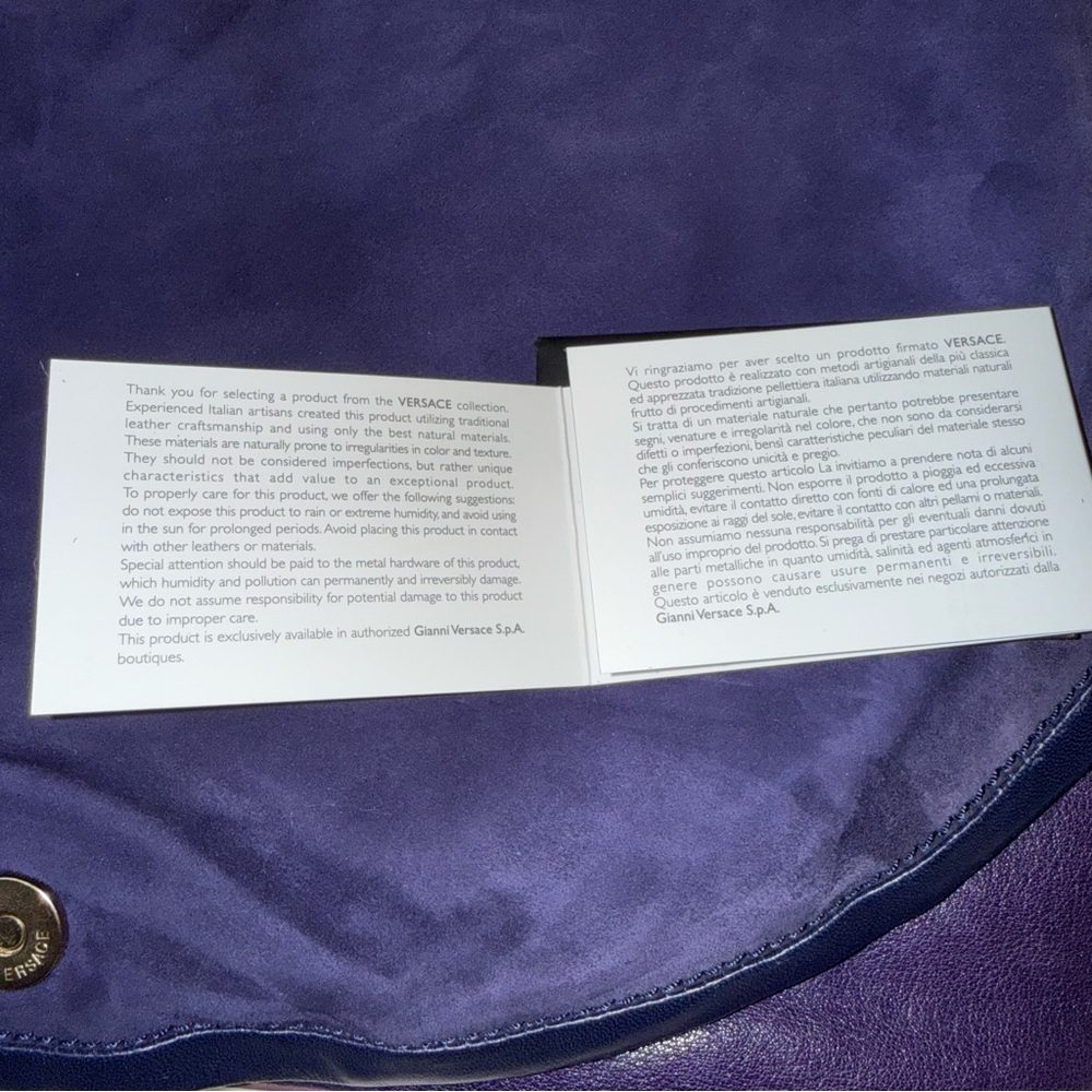 Vintage Versace Suede & Leather Shoulder Flap Messenger Bag - Picture 14 of 16